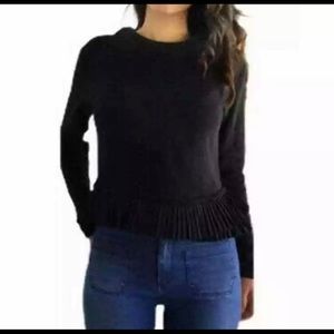 J. Crew Peplum Long Sleeve Top